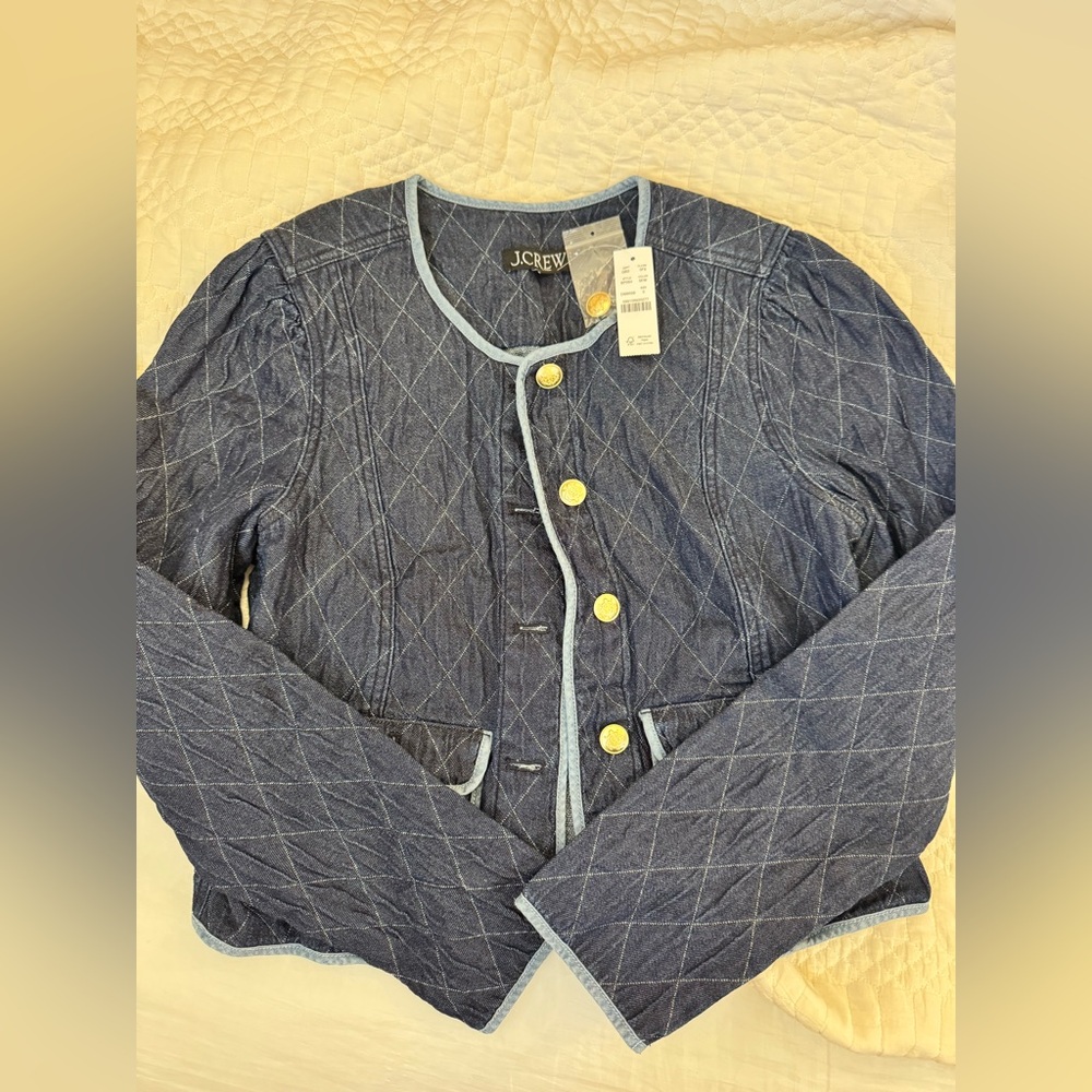 NWT J.Crew denim jacket size 0